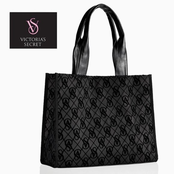 Victoria’s Secret Monogram Logo Mesh Tote - Picture 2 of 9